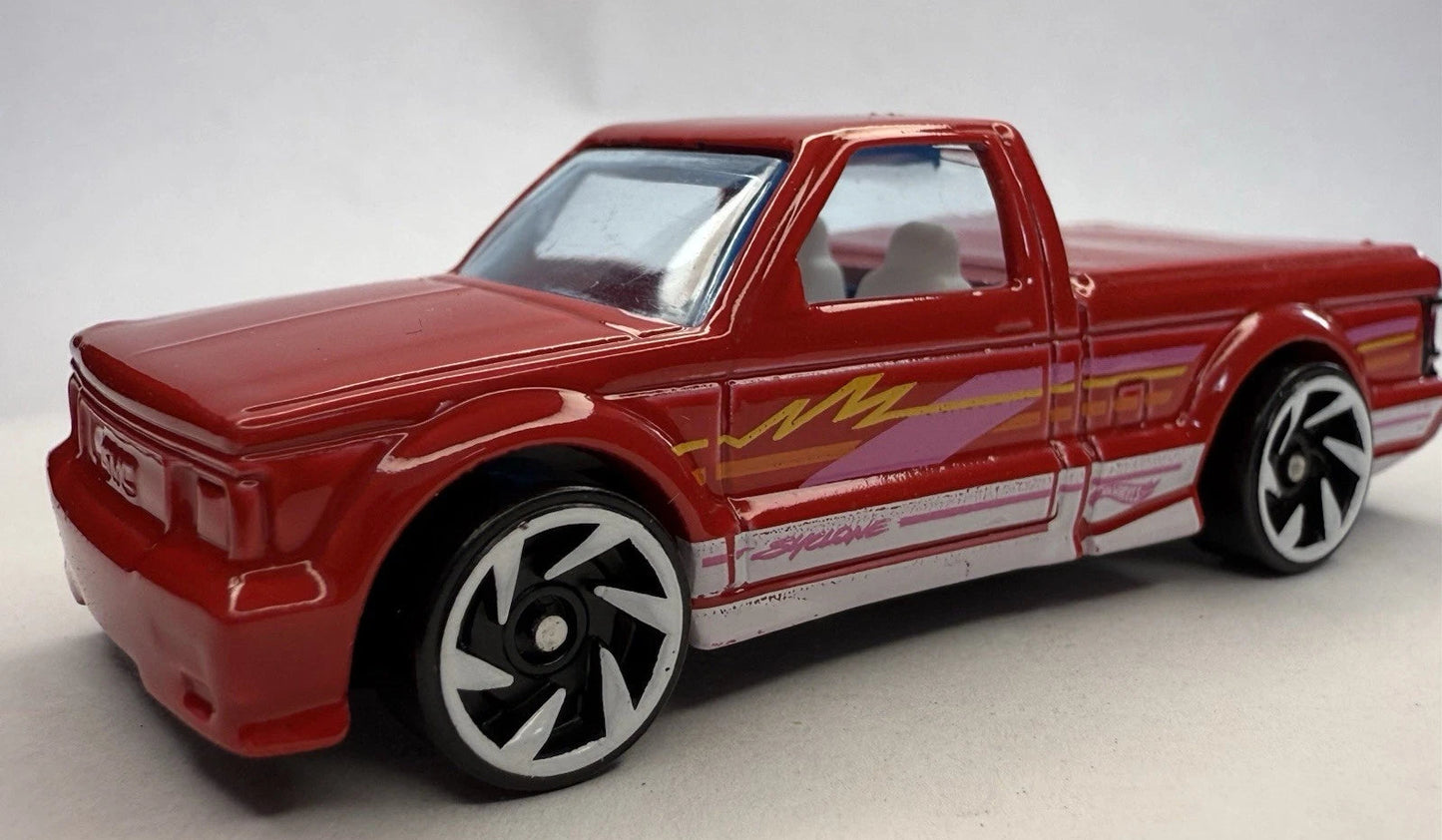 Hot Wheels 2025 #119/250 '91 GMC Syclone, NEW/LOOSE, red