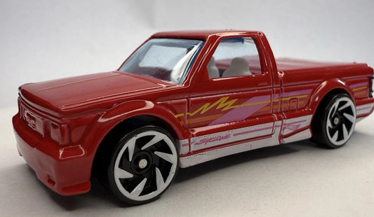 Hot Wheels 2025 #119/250 '91 GMC Syclone, NEW/LOOSE, red