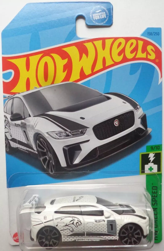 Hot Wheels 2023 #158/250 Jaguar I-Pace eTrophy, white