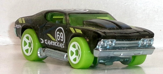 Hot Wheels 2026 #053/250, '69 Chevelle (Toon'd), NEW/LOOSE, transparent black