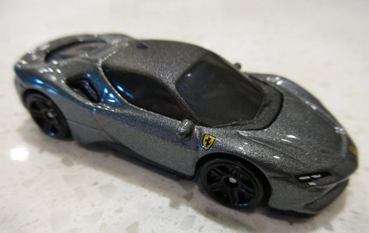 Hot Wheels 2025 #191/250 Ferrari SF90 Stradale, NEW/LOOSE, grey