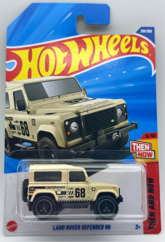 Hot Wheels 2025 #210/250 Land Rover Defender 90, cream
