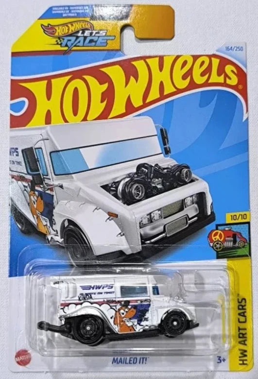 Hot Wheels 2024 #164/250 Mailed It!, white