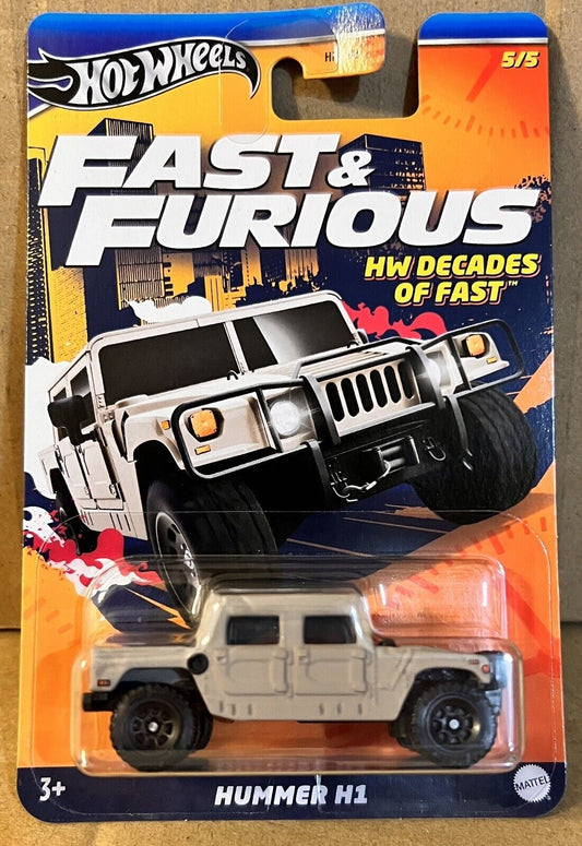 Hot Wheels 2024 Silver Label Fast & Furious HW Decades of Fast 5/5 Hummer H1