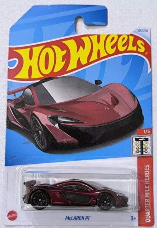 Hot Wheels 2024 #165/250 McLaren P1, maroon