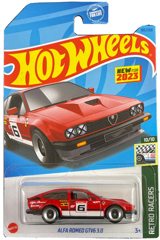 Hot Wheels 2023 #185/250 Alfa Romeo GTV6 3.0, red