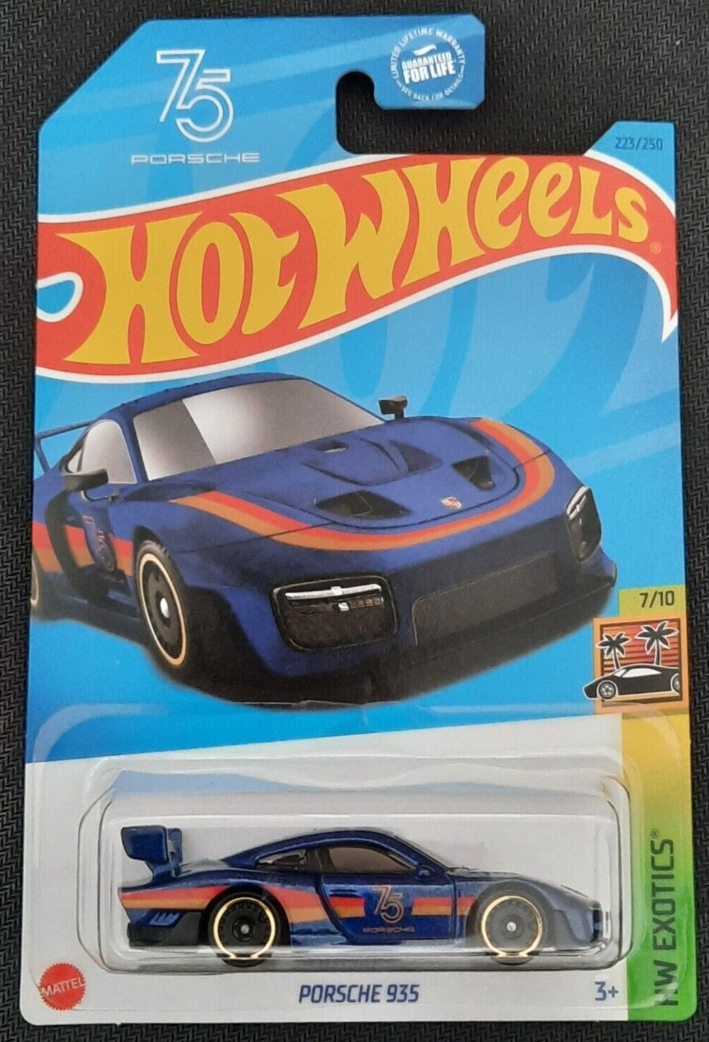 Hot Wheels 2023 #223/250 Porsche 935, navy blue