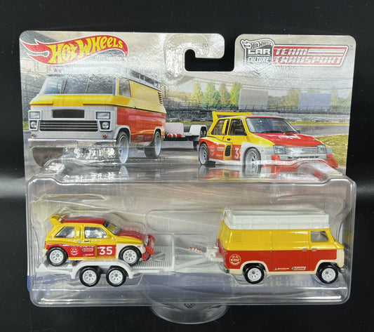 Hot Wheels Car Culture Team Transport #47 MG Metro 6R4 & HW Rally Hauler