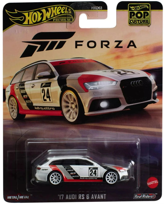 Hot Wheels 2024 Pop Culture Mix 5, '17 Audi RS 6 Avant, white
