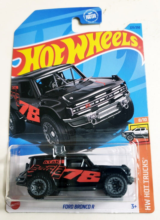 Hot Wheels 2023 #225/250 Ford Bronco R, black