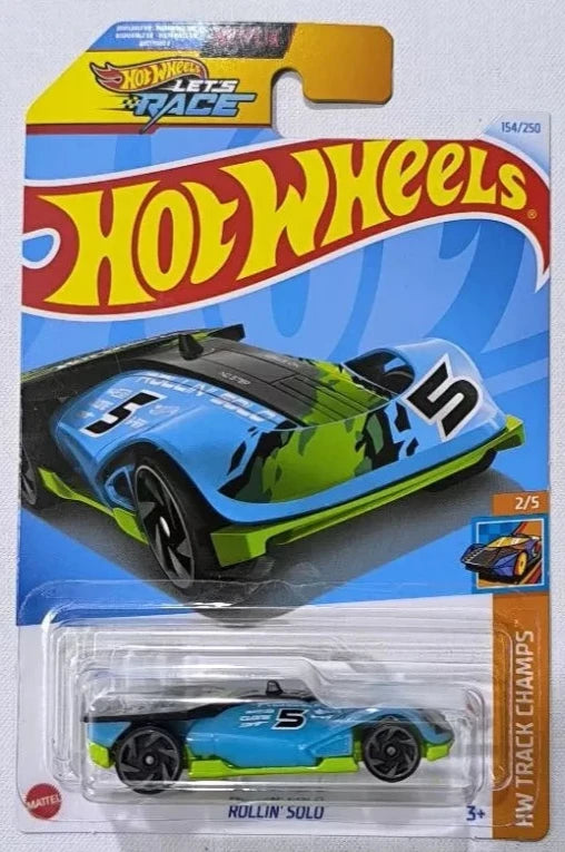 Hot Wheels 2023 #133/250 Rollin' Solo, light blue