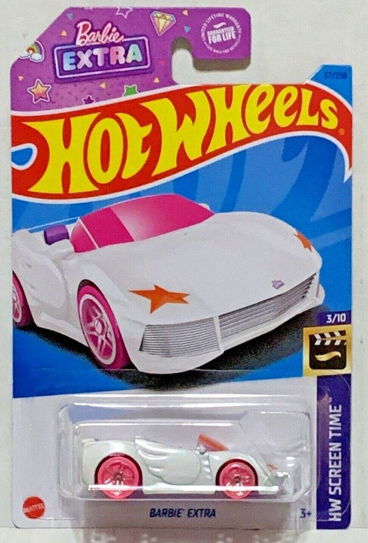 Hot Wheels 2023 #057/250 Barbie Extra, pearl white