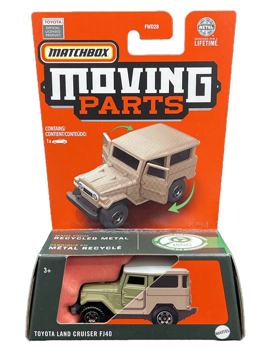 Matchbox 2023 Moving Parts Toyota Land Cruiser FJ40, tan