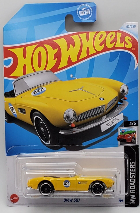 Hot Wheels 2024 #067/250 BMW 507, yellow