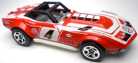 Hot Wheels 2019 #173/250 '69 Corvette Racer, NEW/LOOSE, red