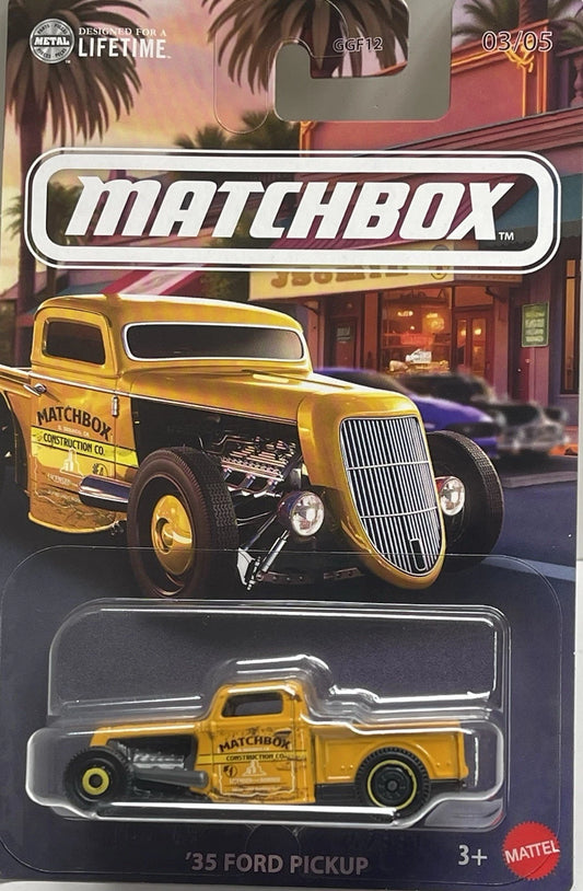 Matchbox 2026 Local Cruisers, '35 Ford Pickup, yellow
