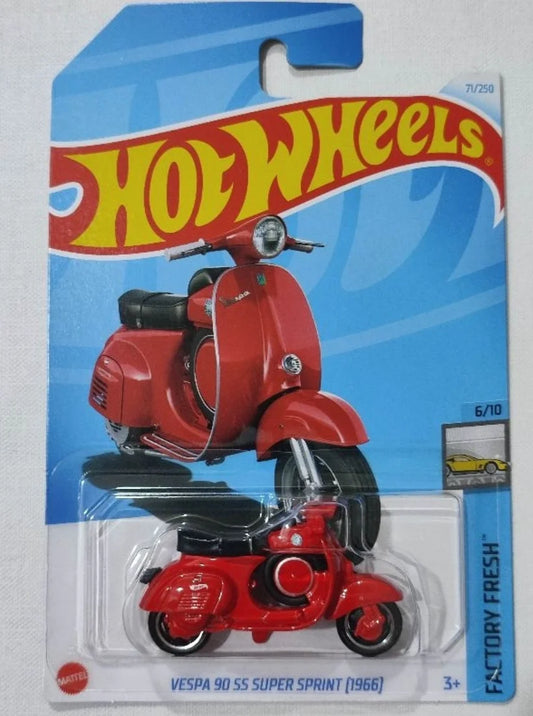 Hot Wheels 2024 #071/250 Vespa 90 SS Super Sprint (1966), monza red