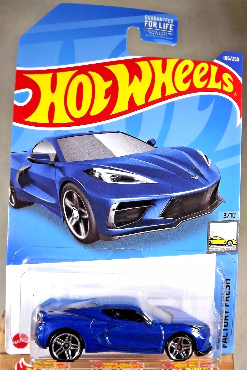 Hot Wheels 2022 #106/250 2020 Corvette, blue