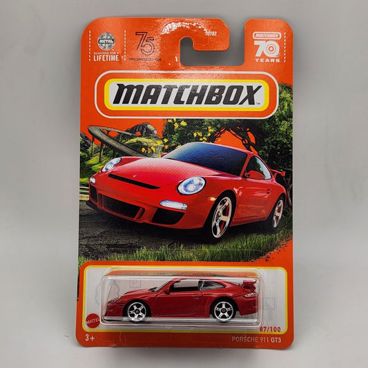 Matchbox 2023 #087/100 Porsche 911 GT3, red
