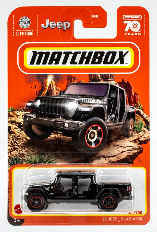 Matchbox 2023 #041/100 '20 Jeep Gladiator, black