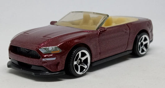 Matchbox 2025 Multipack Exclusive, 2018 Ford Mustang Convertible, NEW/LOOSE, metalflake maroon