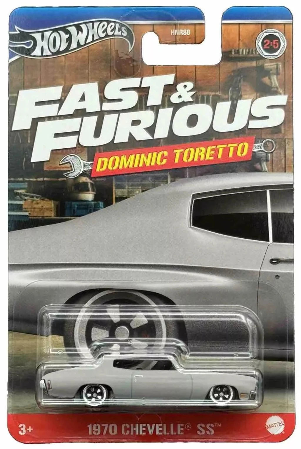 Hot Wheels 2024 Silver Label Fast & Furious Dominic Toretto Series 2/5 1970 Chevelle SS