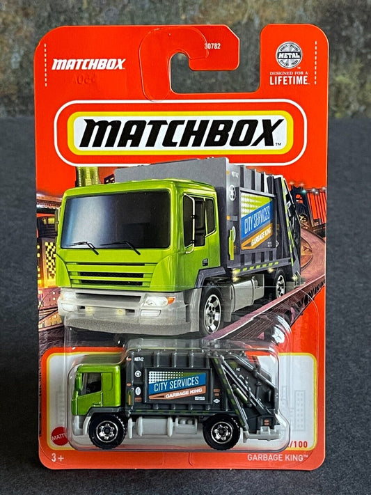 Matchbox 2024 #032/100 Garbage King, green/grey