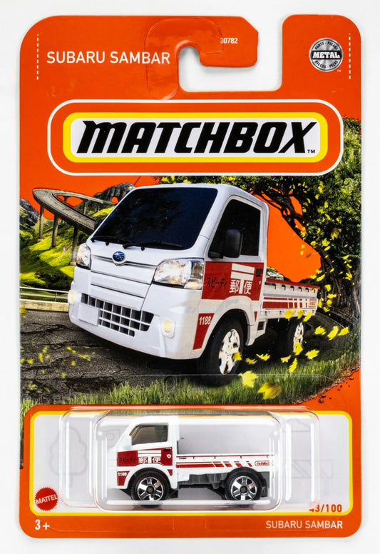 Matchbox 2024 #043/100 Subaru Sambar, white
