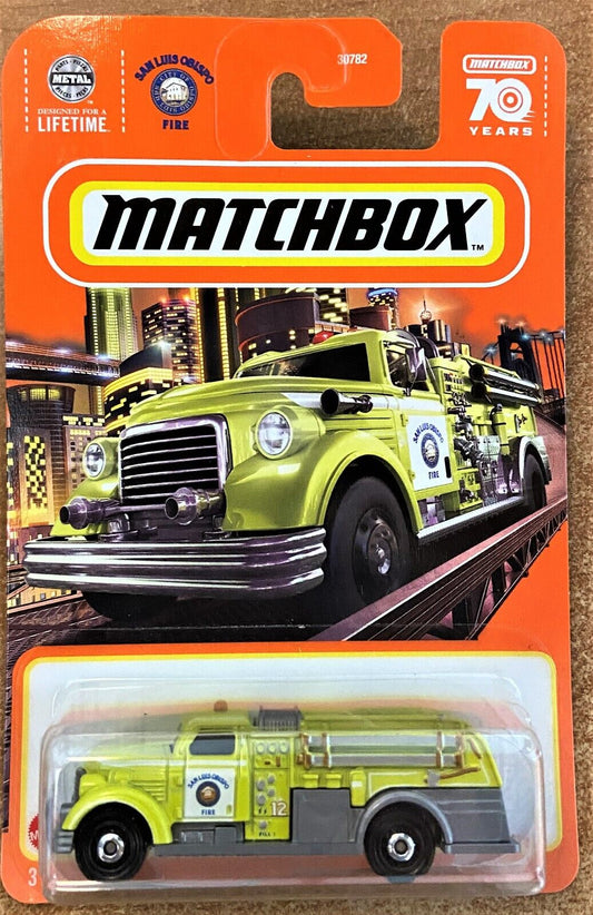 Matchbox 2023 #060/100 MBX Fire Dasher, dayglo green