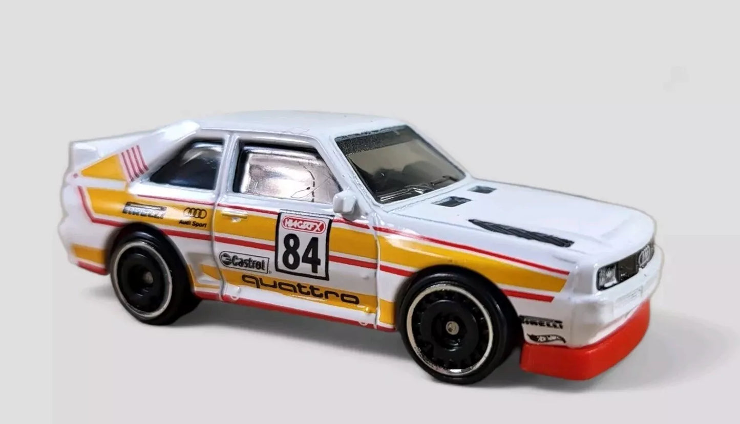 Hot Wheels 2023 #152/250 '84 Audi Sport quattro, NEW/LOOSE, white