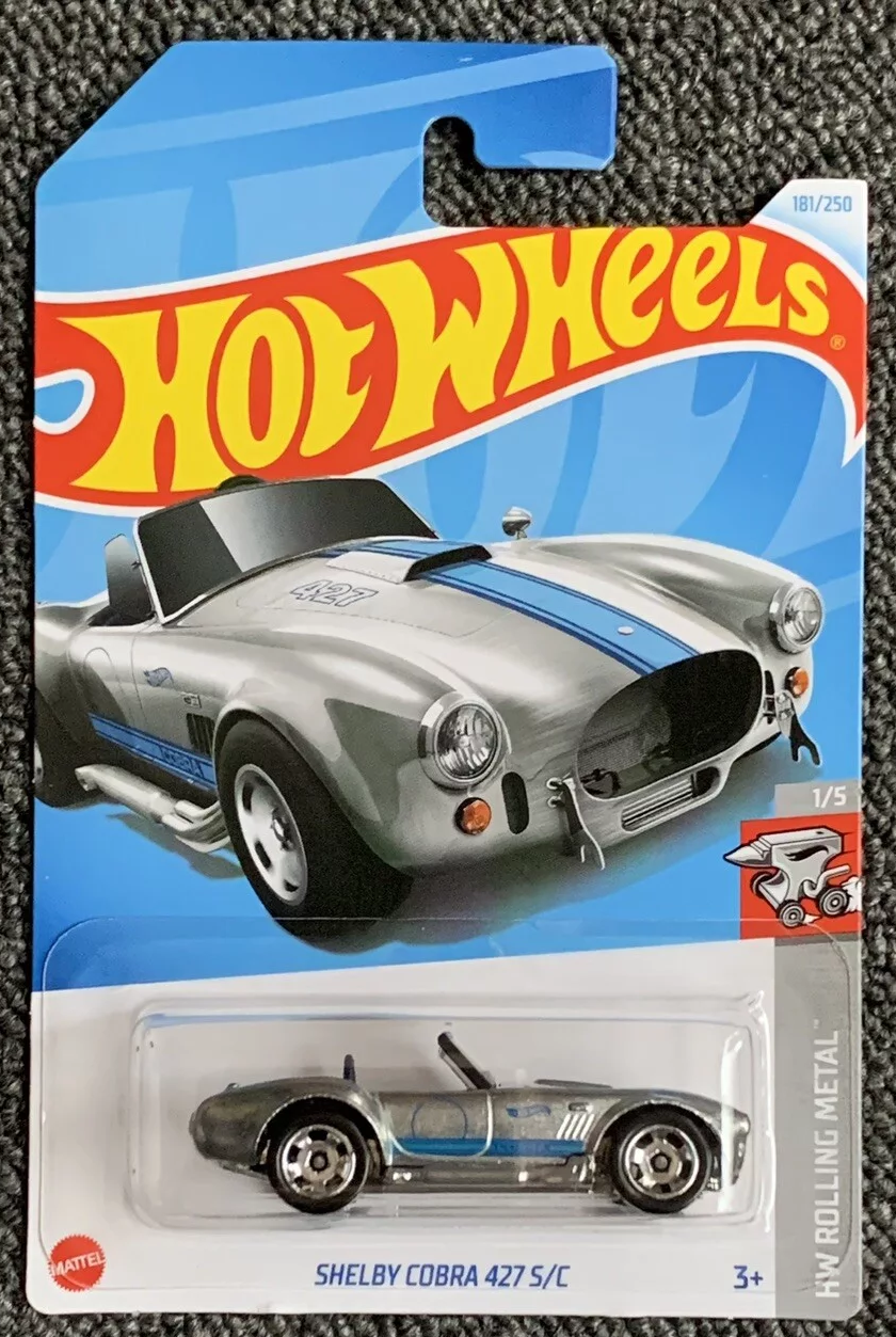 Hot Wheels 2024 #181/250 2020 Shelby Cobra 427 S/C, silver