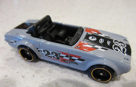 Hot Wheels 2025 #249/250 Triumph TR6, TREASURE HUNT, NEW/LOOSE, grey