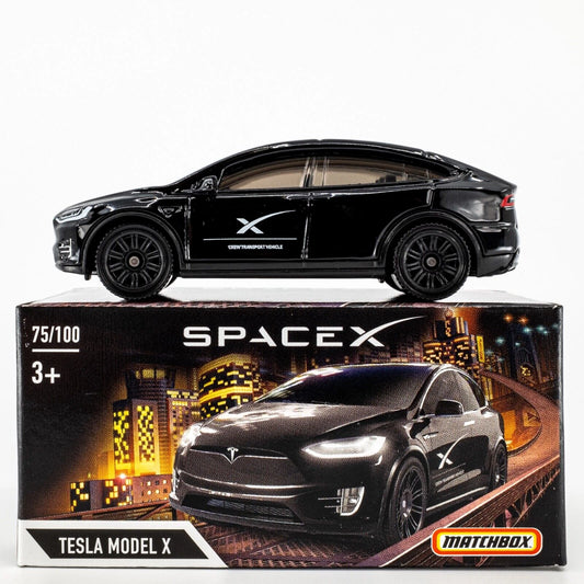 Matchbox 2024 Power Grabs #075/100 Space X Tesla Model X, black
