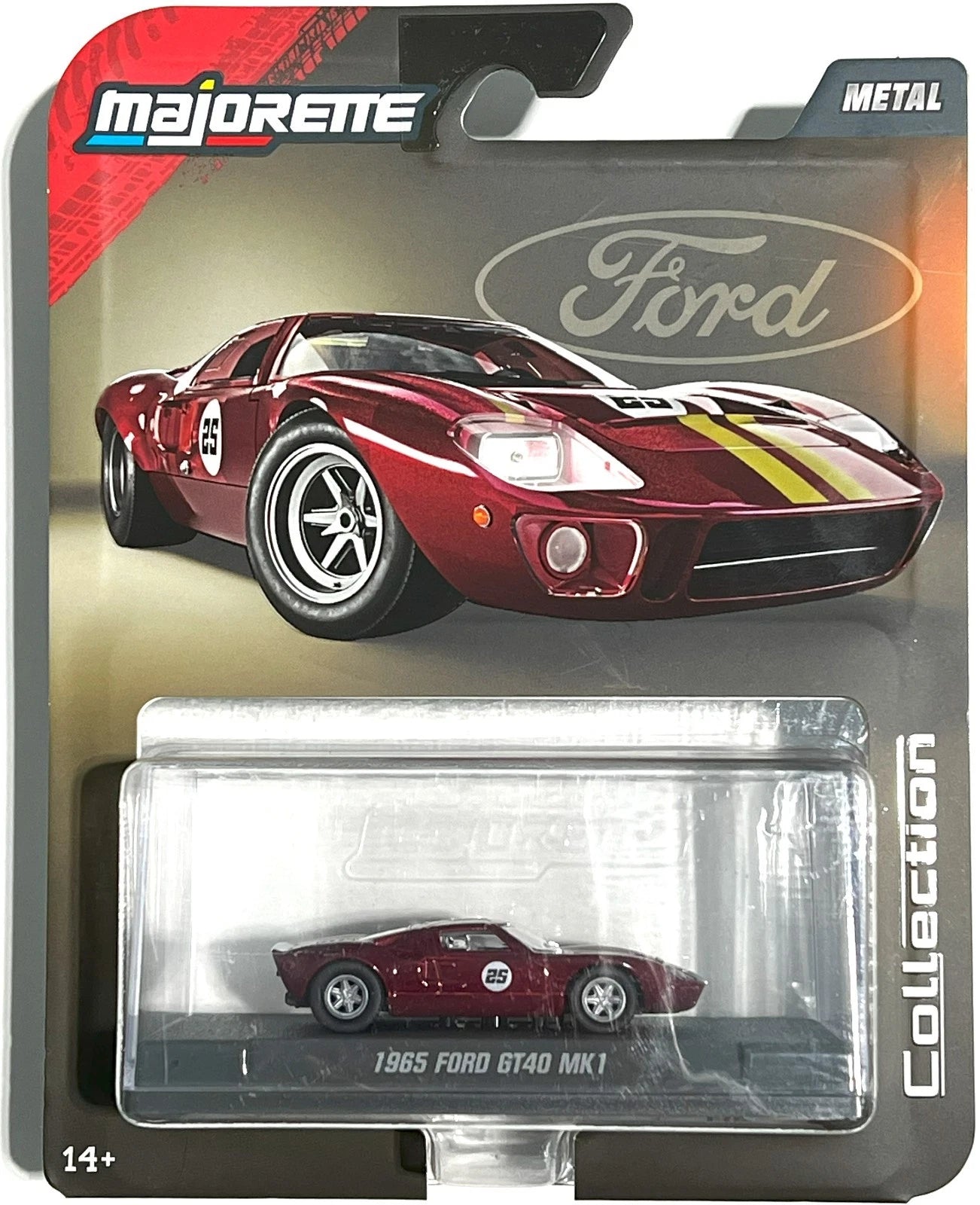 Majorette Collection, 1965 Ford GT40 Mk1, red