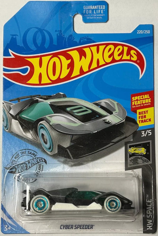 Hot Wheels 2019 #220/250 Cyber Speeder, TREASURE HUNT, grey