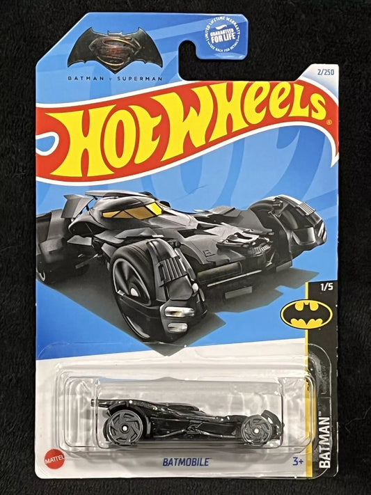Hot Wheels 2024 #002/250 Batmobile, metalflake dark grey