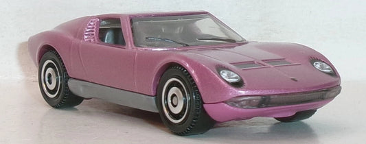 Matchbox 2025 Multipack Exclusive, Lamborghini Miura P400S, NEW/LOOSE, metalflake pink