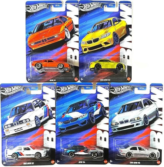 Hot Wheels 2025 BMW M Series - Complete Set of 5