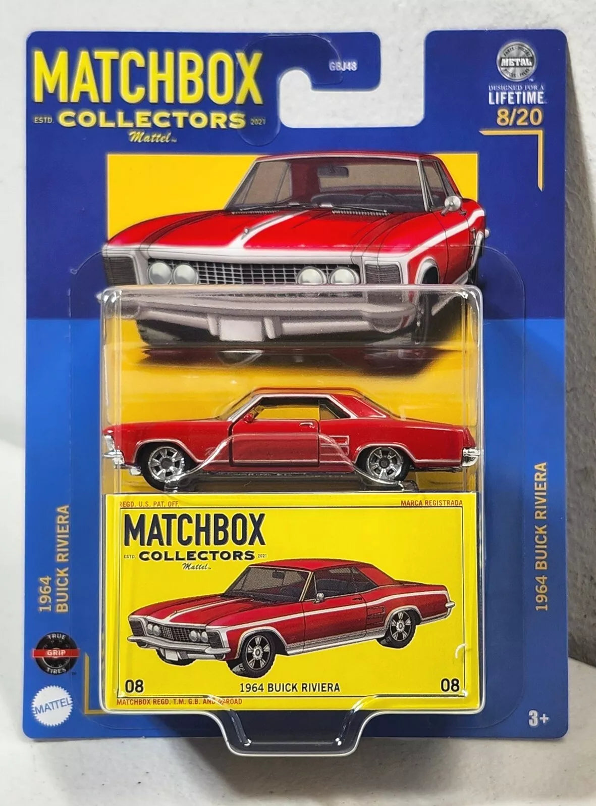 Matchbox Collectors 2024 1964 Buick Riviera, red