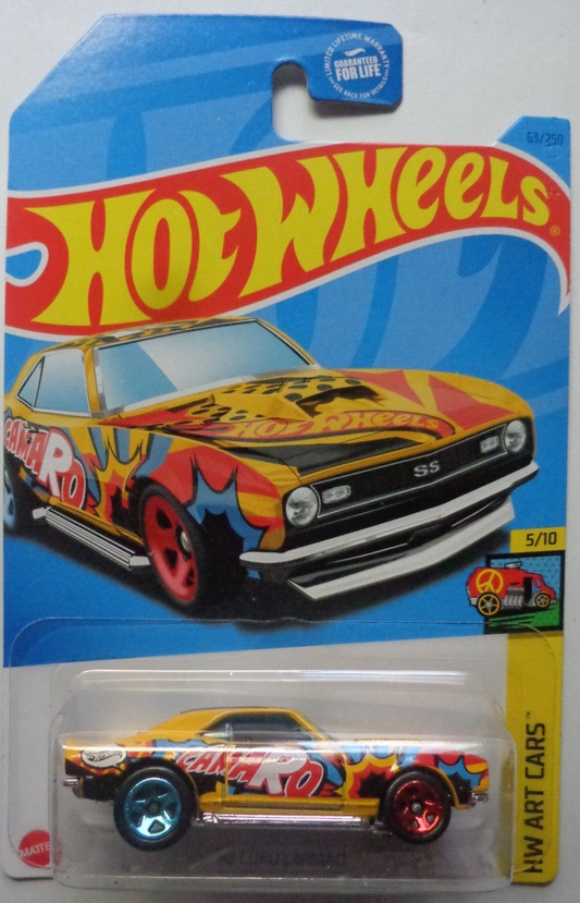 Hot Wheels 2023 #063/250 '68 COPO Camaro, mustard