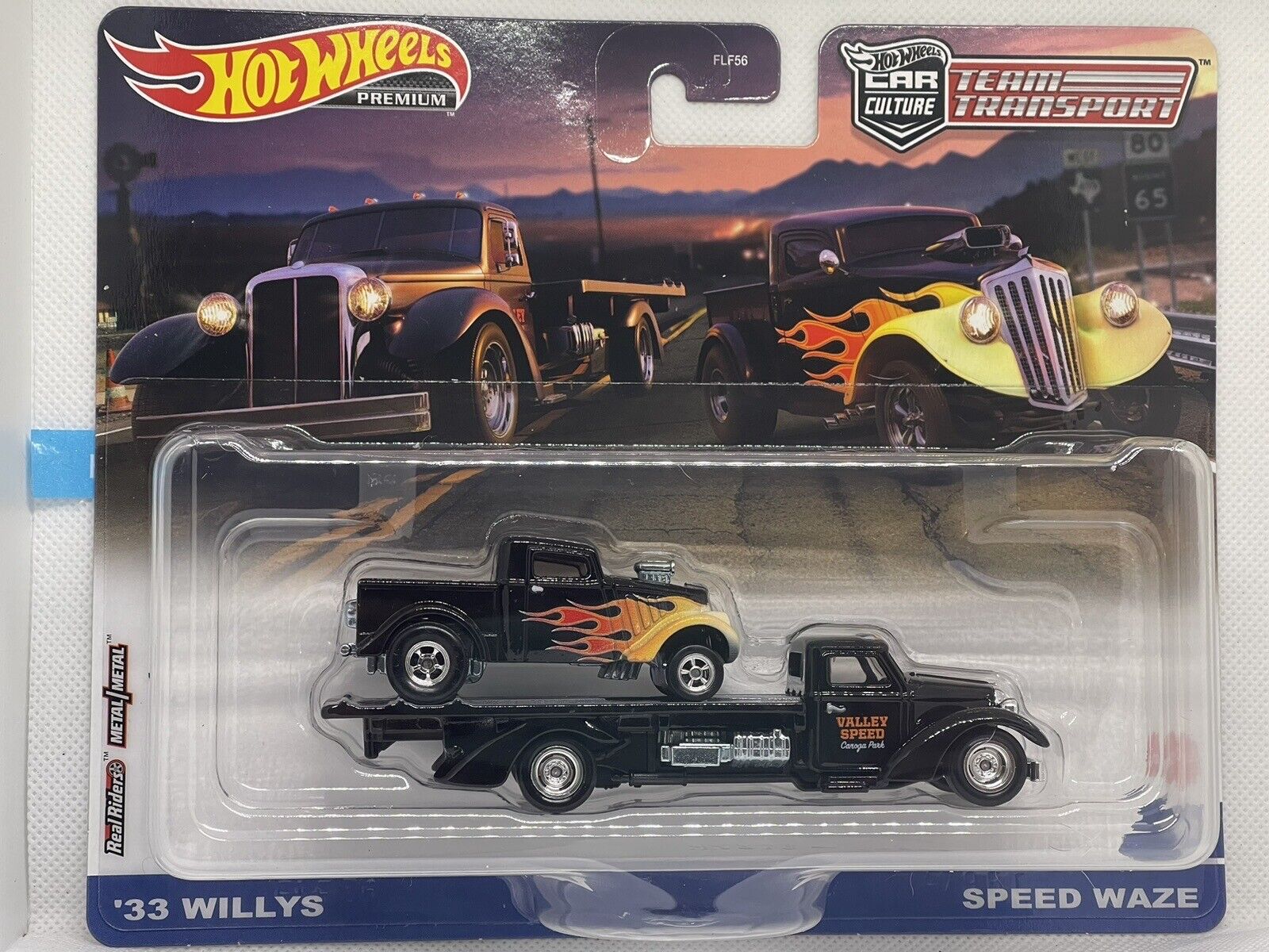 Hot Wheels Car Culture Team Transport #60 ‘33 Willys & Speed Waze ...