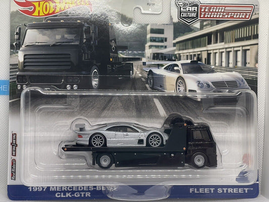 Hot Wheels Car Culture Team Transport #59 1997 Mercedes-Benz CLK GTR Fleet Street
