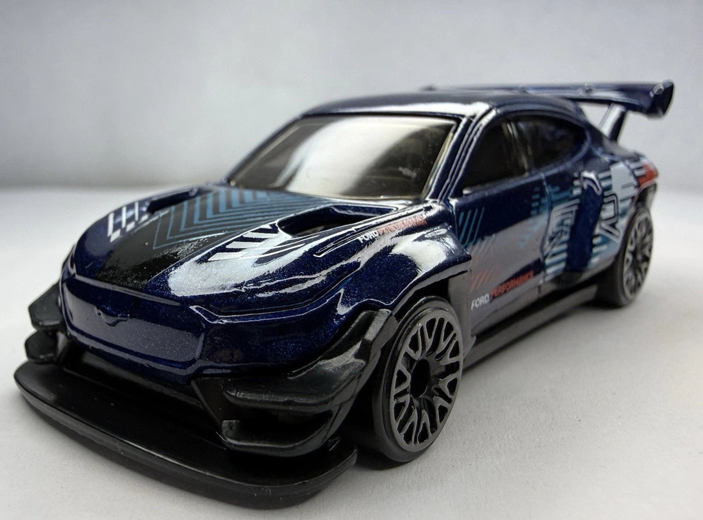 Hot Wheels 2026 #008/250 Ford Mustang Mach-E 1400, NEW/LOOSE, dark blue
