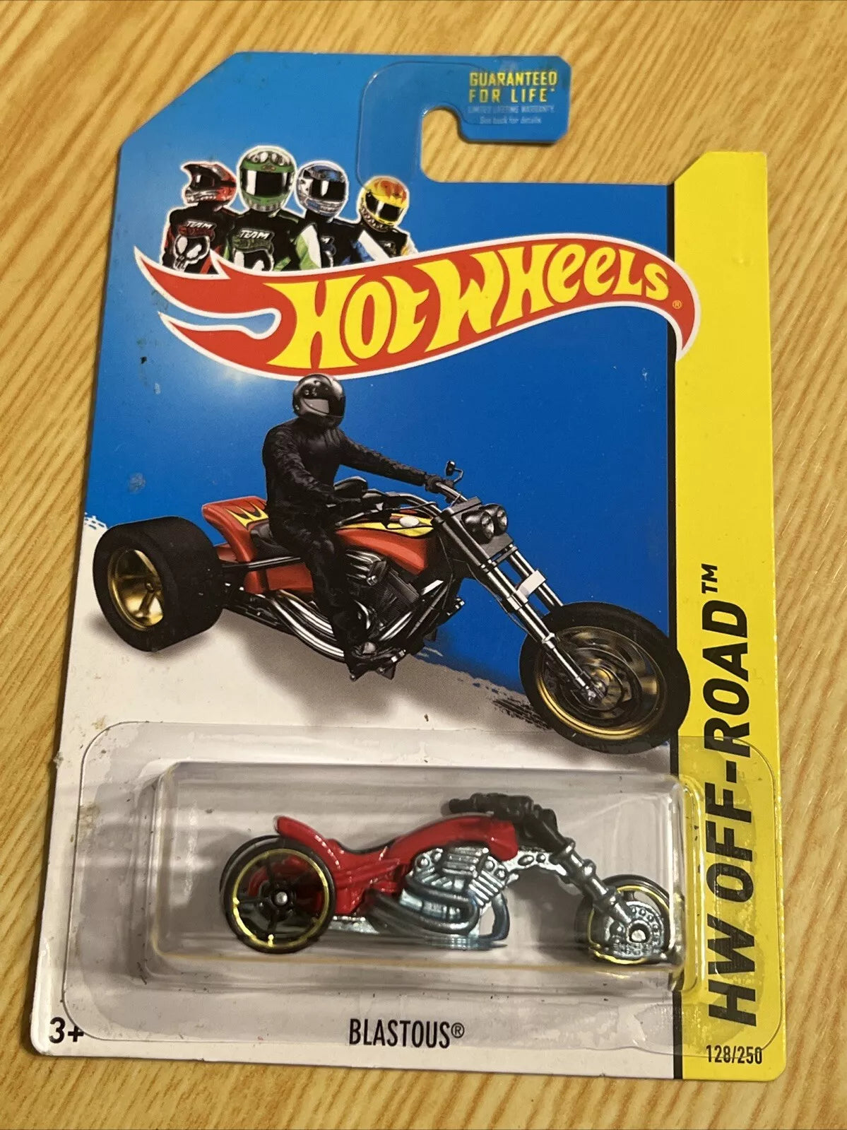 Hot Wheels 2014 #128/250 Blastous (Moto), red