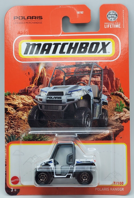 Matchbox 2024 #007/100 Polaris Ranger, white
