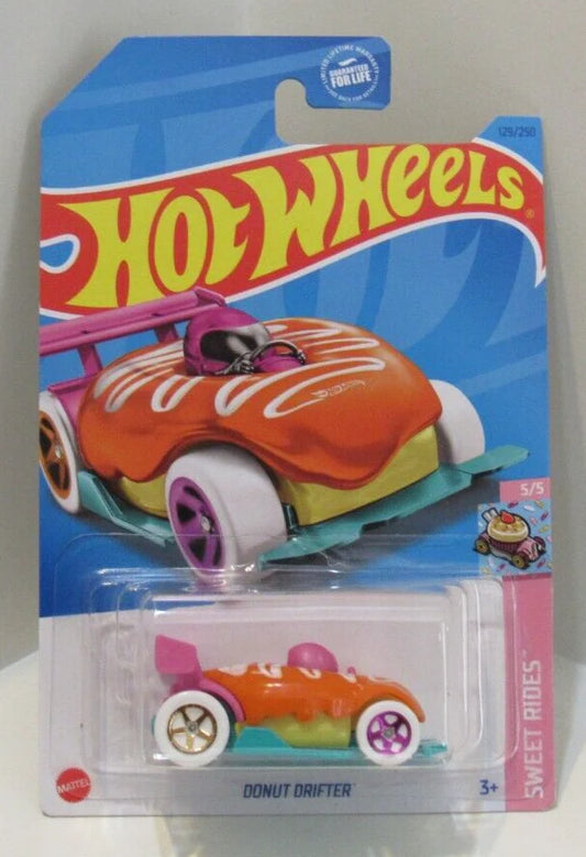 Hot Wheels 2023 #129/250 Donut Drifter, TREASURE HUNT, orange