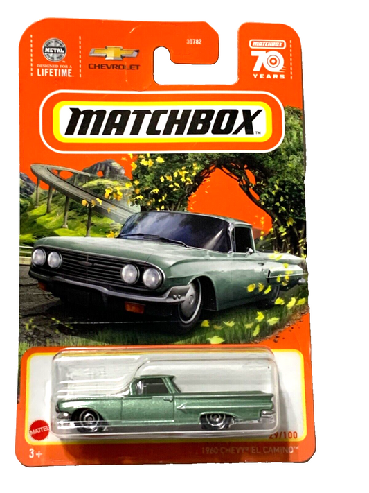 Matchbox 2023 #029/100 1960 Chevy El Camino, light green