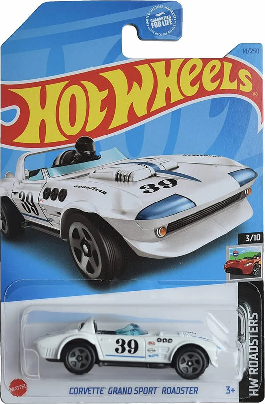Hot Wheels 2023 #014/250 Corvette Grand Sport Roadster, white
