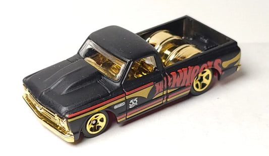 Hot Wheels 2023 55th Anniversary Mix B 1/6 '67 Chevy C10, NEW/LOOSE, black
