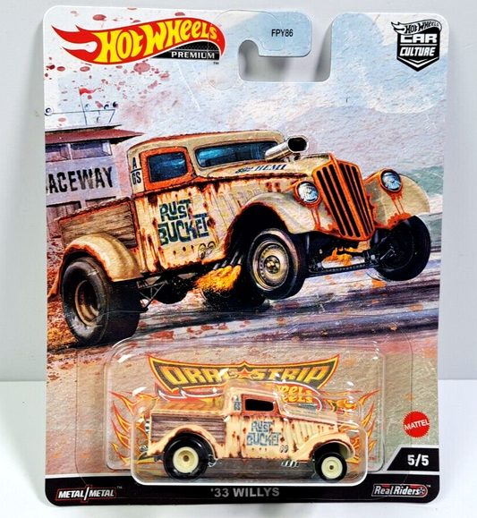 Hot Wheels Car Culture 2022 Drag Strip Demons 5/5 '33 Willys